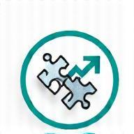 Strategy development stage icon