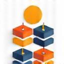 Icon representing organizational design