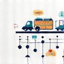 Icon representing supply chain consulting